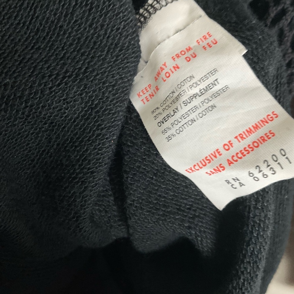 PUMA MESH CREW NECK SWEAT SHIRT - BLACK - MENS Size large - Picture 7 of 9